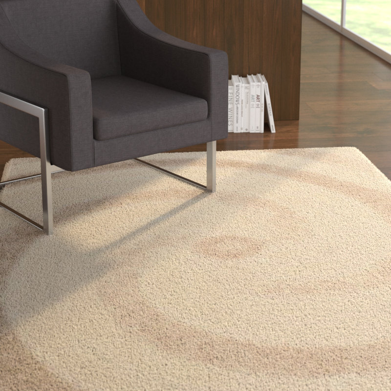 Ebern Designs Coolidge Cream/Beige Area Rug & Reviews Wayfair